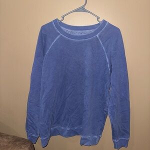 Women's Blue Crewneck Top